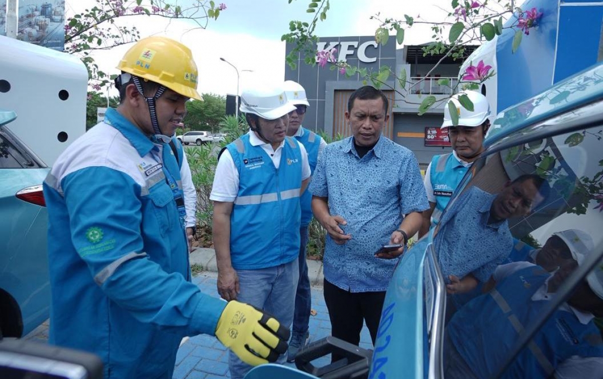Mudik Pakai Mobil Listrik Jadi Tren, Transaksi SPKLU di Sumut Tembus 3.800 Kali