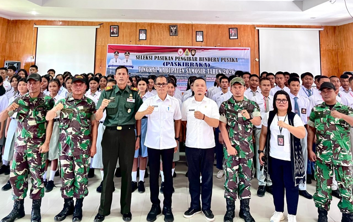 Seleksi Paskibraka 2026 Tingkat Samosir Dibuka