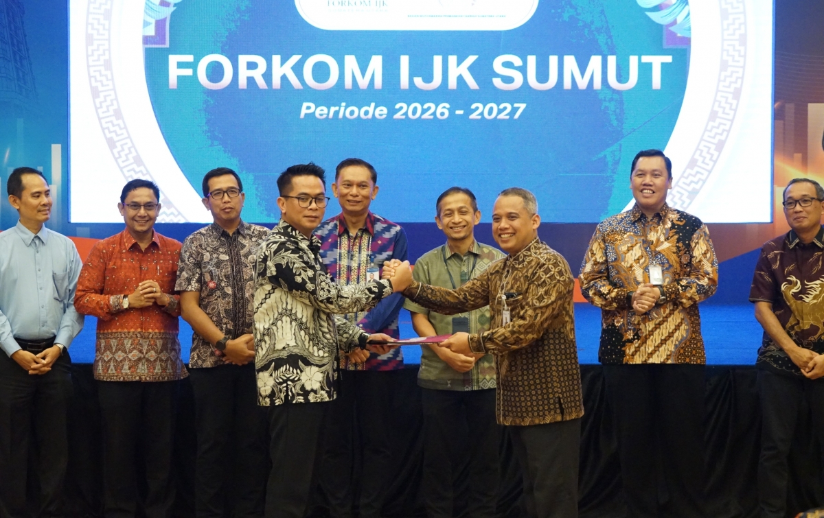 Dirut Bank Sumut Pimpin Forkom IJK Sumut 2026–2027