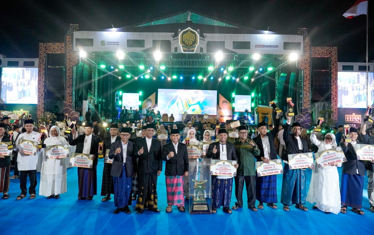 Medan Selayang Juara Umum MTQ ke-59 Medan