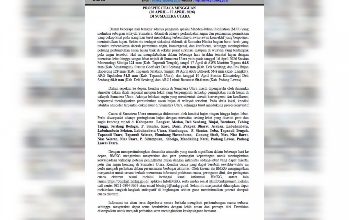 OMC Danau Toba Berlangsung, Warga Diminta Tetap Waspada di Tengah Cuaca Hujan