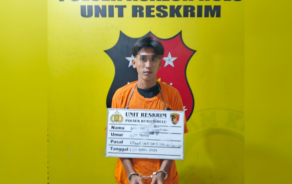 Seorang Pria Pengedar Sabu Warga Asahan Ditangkap Polisi