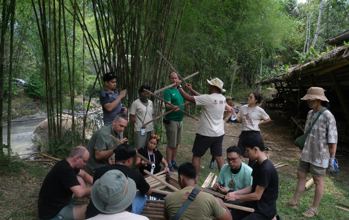 Orangutan Haven Ubah Paradigma Konstruksi Berkelanjutan Melalui Lokakarya Bambu Bersertifikat Internasional