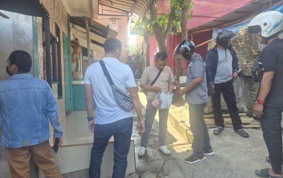 Tindaklanjuti informasi warga, Polsek Tanjungmorawa Gerebek Tempat Sarang Narkoba