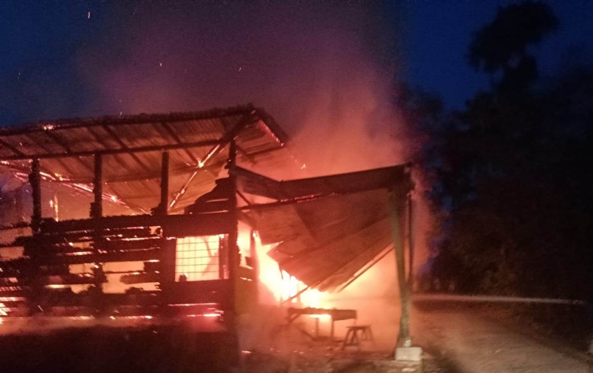 Rumah Sitanggang Ludes Terbakar di Tigalingga, Uang Tunai Rp 90 Juta Hangus jadi Abu