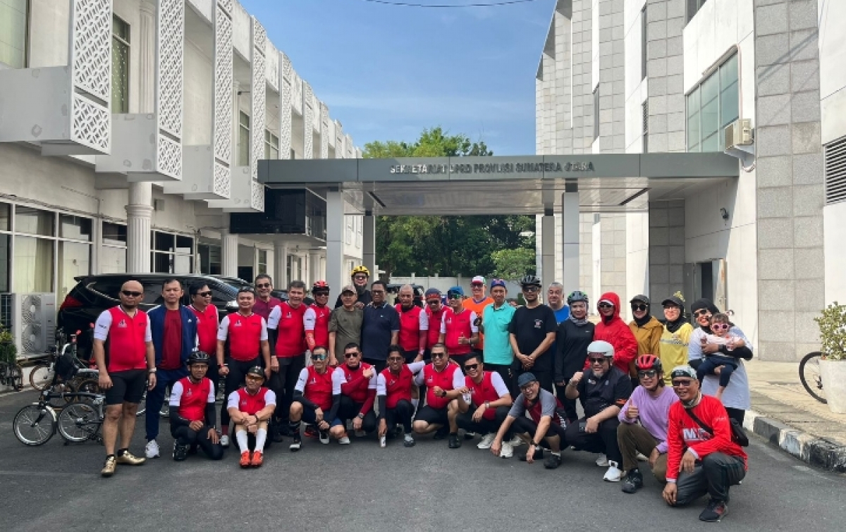 Silaturahmi Ride Sutarto Gelar Gowes Bareng RBICC Medan