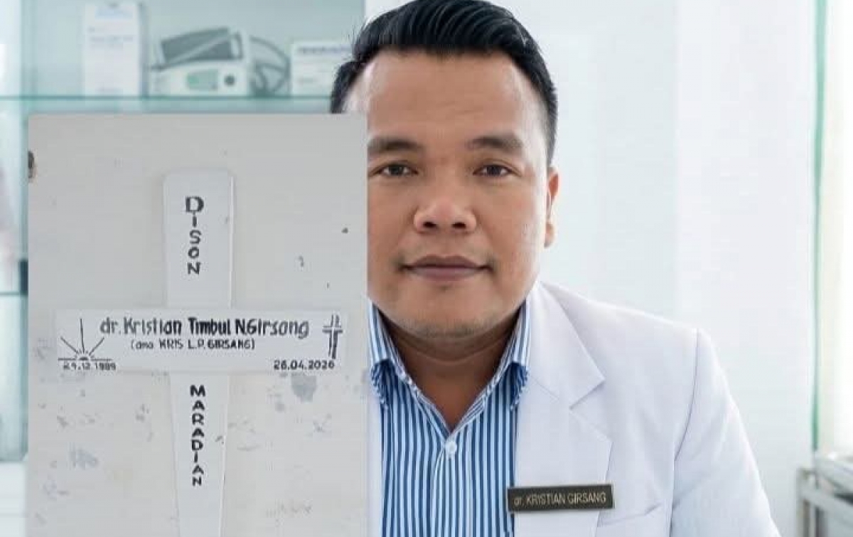 Tenaga Medis Puskesmas Nan Rendah Hati dr Kristian Girsang Wafat