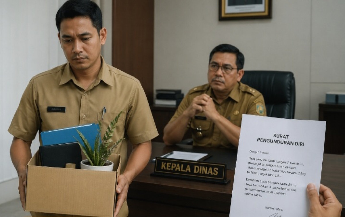 Dua Bulan Menjelang Pensiun, Pejabat Eselon II di Asahan Mengudurkan Diri