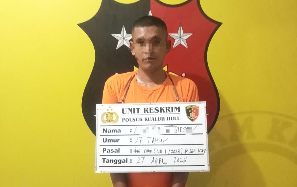 Diduga Pelaku Penganiayaan Ditangkap Saat Santai di Depan Rumah Warga