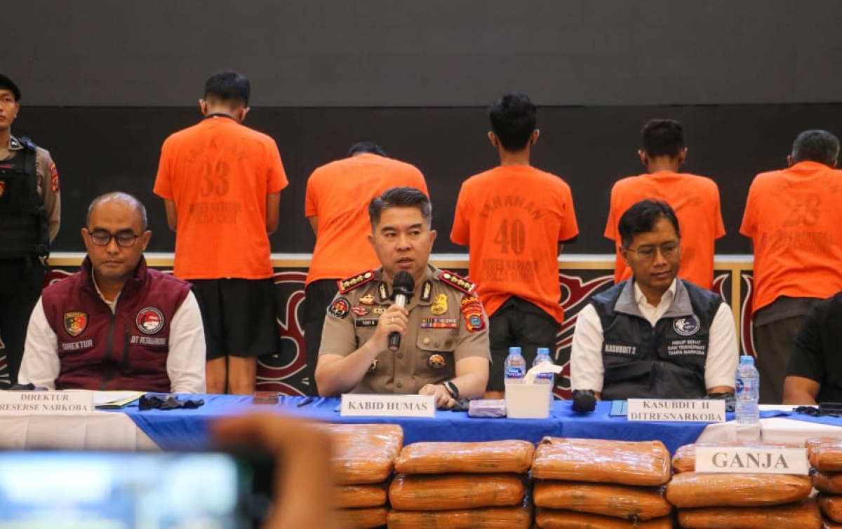 Selamatkan 813 Ribu Jiwa, Polda Sumut Gagalkan Peredaran 72 Kg Sabu dan 151 Kg Ganja