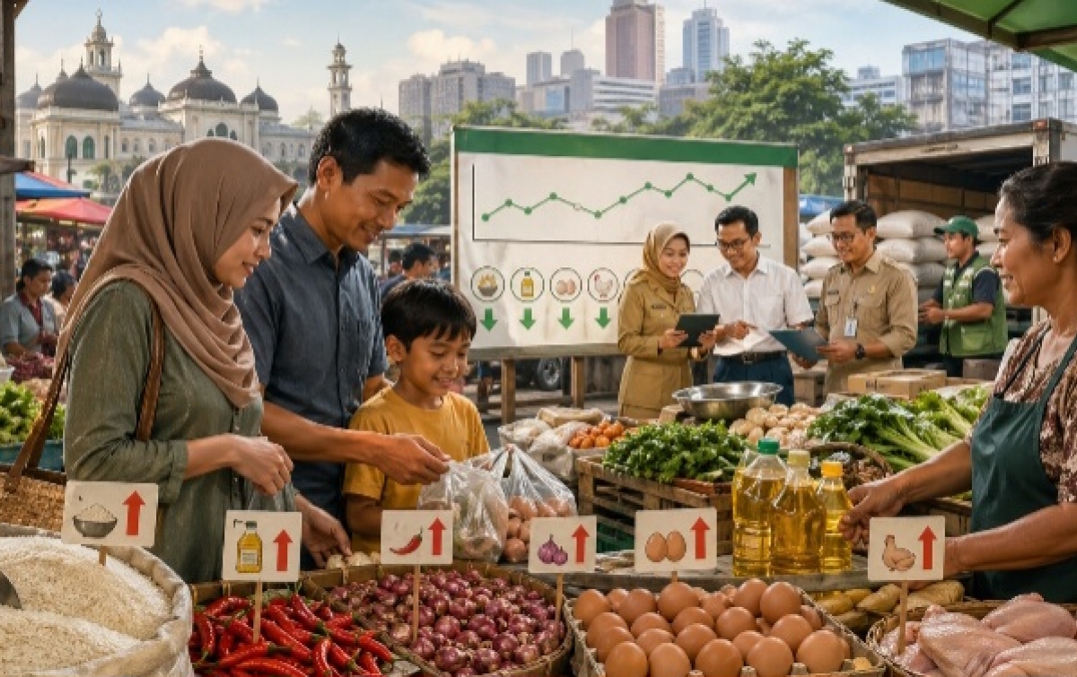 Penelitian di Medan: Stabilitas Harga Pangan Dinilai Penting untuk Menjaga Daya Beli Rumah Tangga