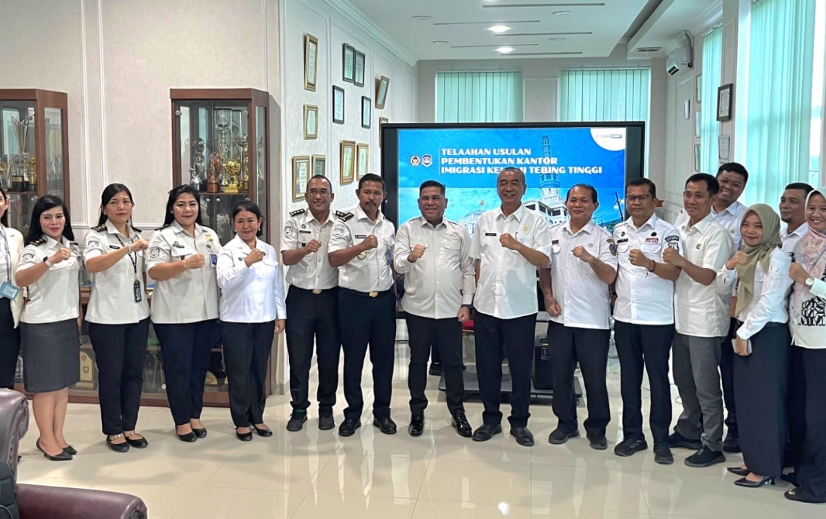 Perkuat Layanan, Kanwil Ditjenim Sumut Jajaki Pembentukan Kantor Imigrasi Tebingtinggi