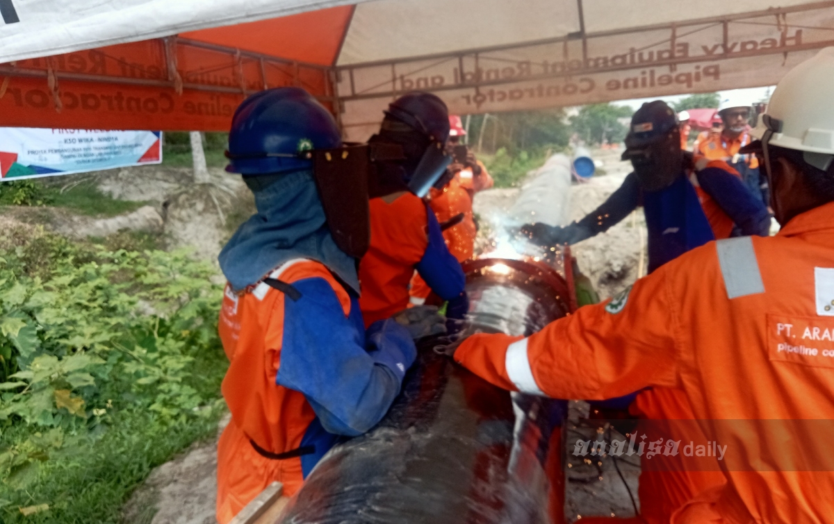 Pembangunan Pipa Gas, Segmen SKG Belawan-Labuhan Batu Mulai Dikerjakan