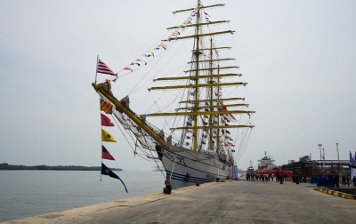 KRI Bima Suci Tiba di Belawan, Siap Kenalkan Potensi Medan ke Mata Dunia