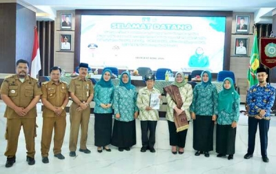 Perkuat Peran Kader di Desa,  Ketua TP PKK Langkat Sambut Supervisi PKK Provsu