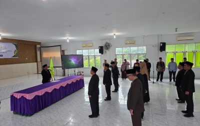 Rektor UIN Syahada Lantik 10 Pejabat Baru