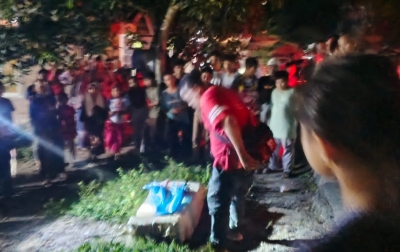 Warga Padang Laru Heboh Penemuan  Satu Karung Diduga Berisi Ganja