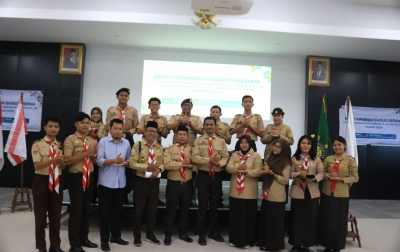 Estafet Kepemimpinan Pramuka USU Berlanjut, Martoni Calvein dan Samwidi Arimbi Pimpin Periode 2026-2028