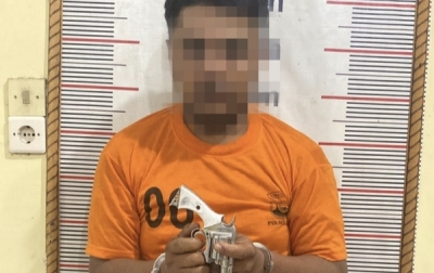 Kurang Dari 8 Jam,  Polres Langkat Ringkus Tersangka Curas Bersenpi