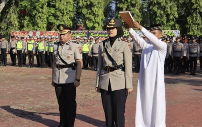 Kompol Vivin Ayuningtias Resmi Menjabat Wakapolres Langkat