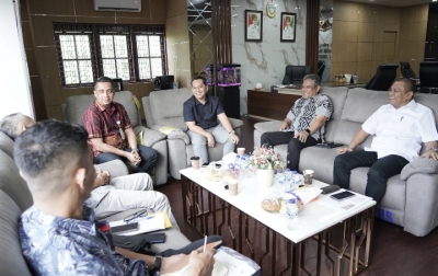 Temui Plt Kadis PUPR Sumut, Bupati Palas Usulkan Percepatan Pembangunan Infrastruktur