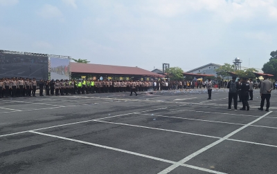 Perkuat Sinergi Kamtibmas, Polda Sumut Gelar Apel Akbar dan Simulasi Sispamkota