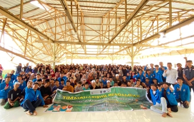 Sentuhan Hangat Mahasiswa UMSU: Trauma Healing hingga Digitalisasi Data di Aceh Tamiang