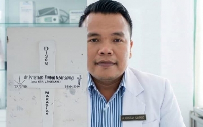Tenaga Medis Puskesmas Nan Rendah Hati dr Kristian Girsang Wafat