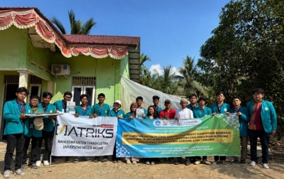 Pemulihan Aceh Tamiang,.Matriks Unimed Hadirkan Inovasi Sistem Air Bersih