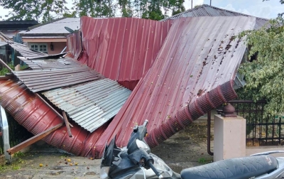 21 Rumah Rusak Diterjang Angin Puting Beliung di Sidikalang