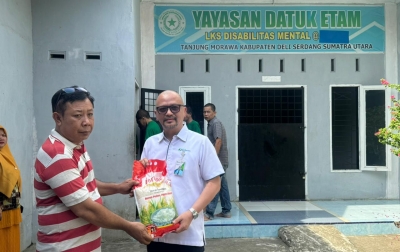 Wujud Kepedulian, BPJAMSOSTEK Tanjung Morawa Salurkan Bantuan ke Yayasan Datuk Etam