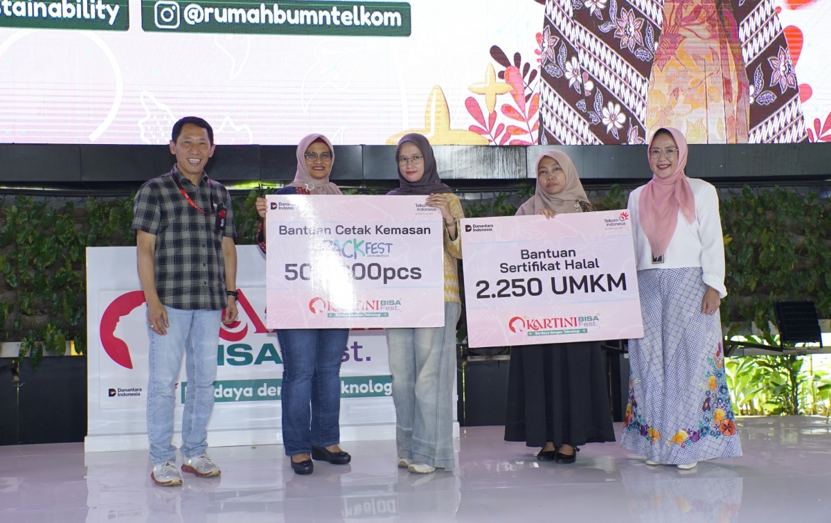 Perkuat Peran Kartini Digital, Telkom Dorong UMKM Perempuan Tembus Pasar Lebih Luas