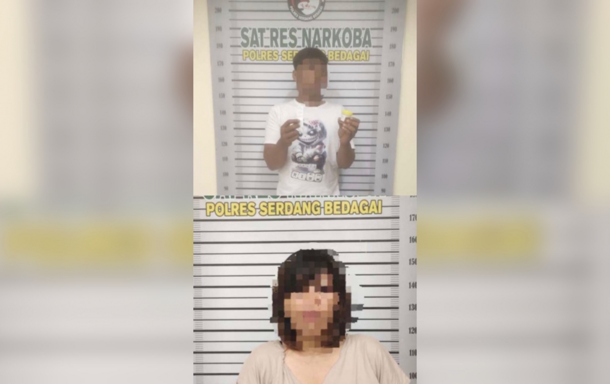 Sembunyikan Ekstasi dalam Botol Pewangi, IRT dan Rekannya di Dolok Masihul Diciduk Polisi
