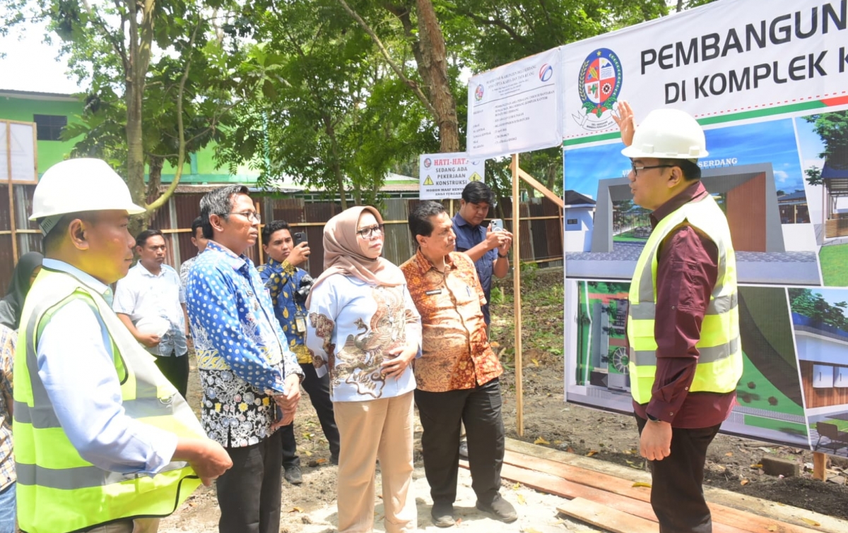Deli Serdang Tata Kawasan Pedagang, UMKM Central Resmi Dibangun