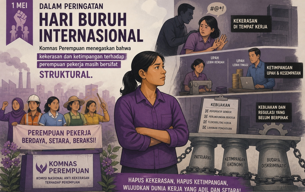 Peringatan Hari Buruh, Komnas Perempuan Sebut Negara Belum Hadir Melindungi Bentuk Kerja Perempuan