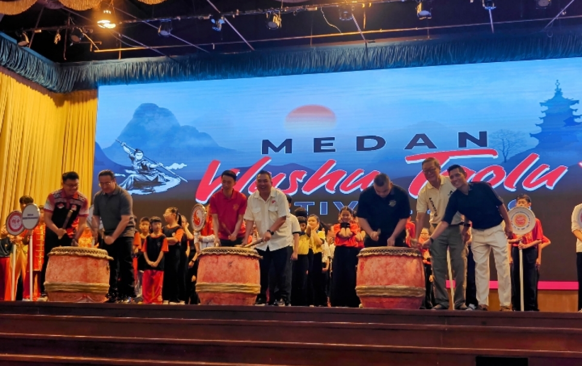 Ribuan Pengunjung Padati Festival Wushu Taolu Pengkot WI Medan