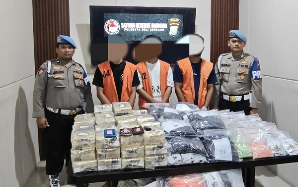 Ungkap Narkoba Skala Besar Jaringan Internasional,  Kapolresta Dan Kasat Narkoba Polresta Deliserdang Banjir Apresiasi