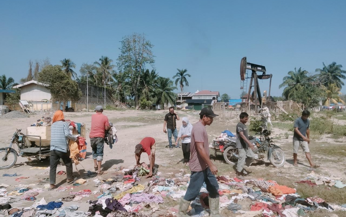 Pertamina EP Rantau Field Sterilkan Bangunan di Area Sumur dan Jalur Pipa Demi Keselamatan Warga
