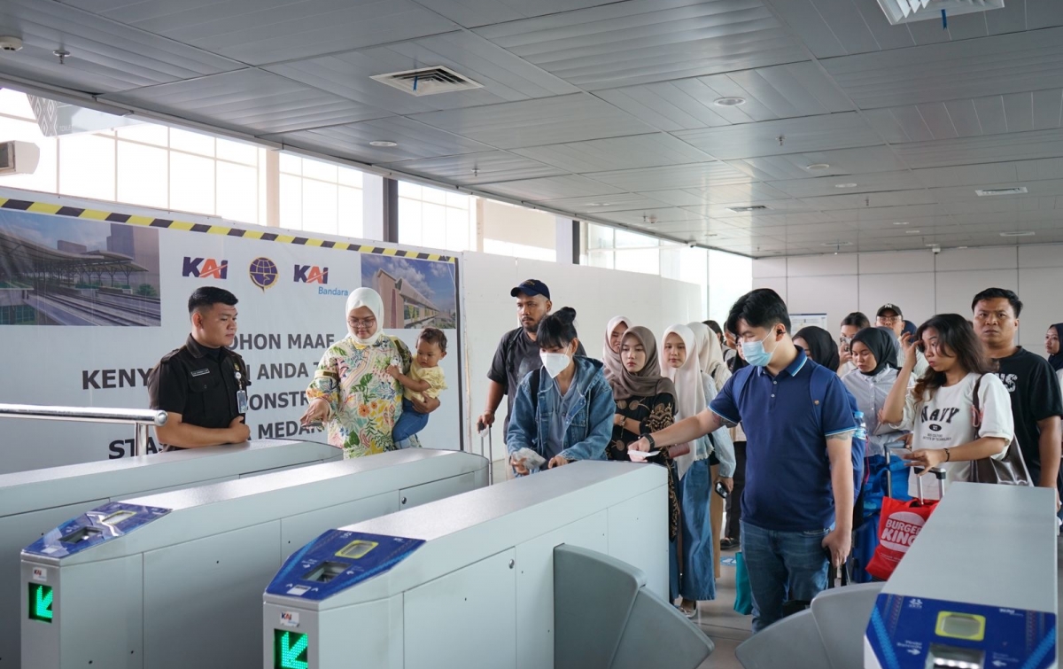 KAI Bandara Sumatera Utara Layani 49.715 Penumpang Selama Libur May Day 2025