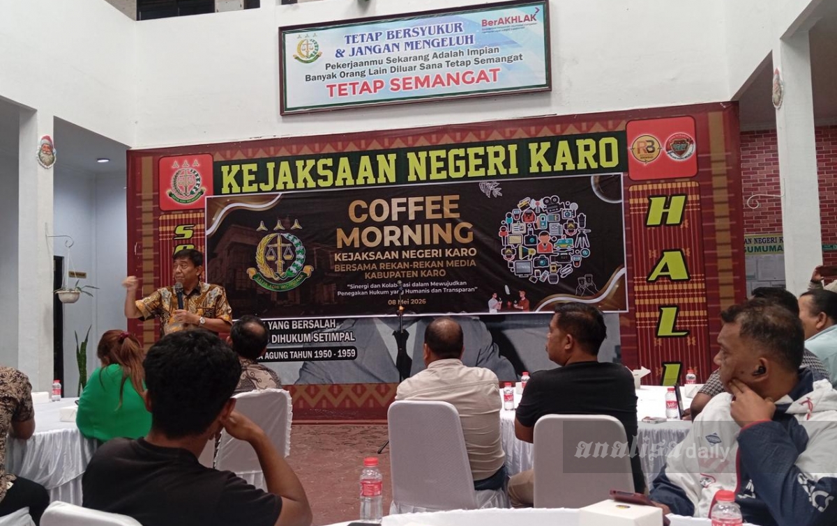 Perkuat Keterbukaan Informasi, Kajari Karo Ajak Insan Pers Jadi Mitra Edukasi Hukum