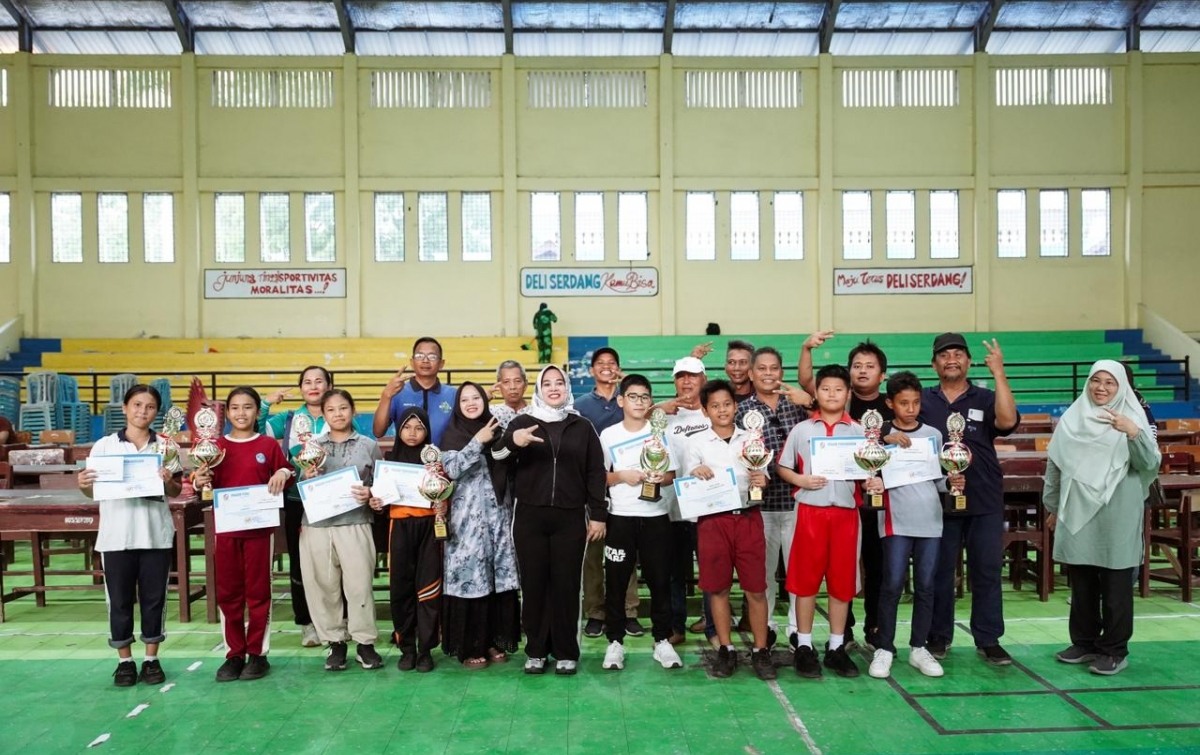 Putri Syaqila Akbar dan Septa Permana Keliat Juarai Turnamen Catur Open Pelajar Tingkat SD-SMP Deli Serdang 