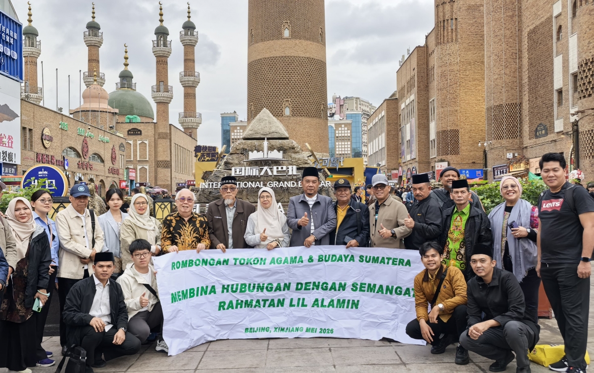 Konjen China di Medan Berangkatkan Delegasi Lembaga Islam ke China, Awali Kunjungan di Xinjiang  