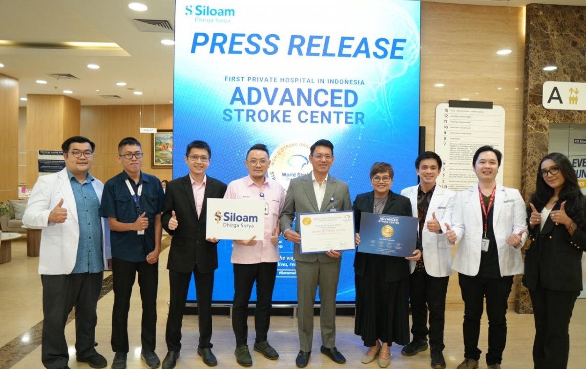 Siloam Medan Ukir Sejarah, RS Swasta Pertama di Indonesia Raih Sertifikasi Advanced Stroke Centre dari WSO