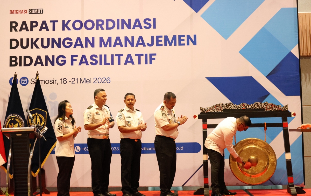 Imigrasi Sumut Perkuat Pelayanan dan Kinerja Lewat Rakor Dukungan Manajemen dan Bidang Fasilitatif Tahun 2026