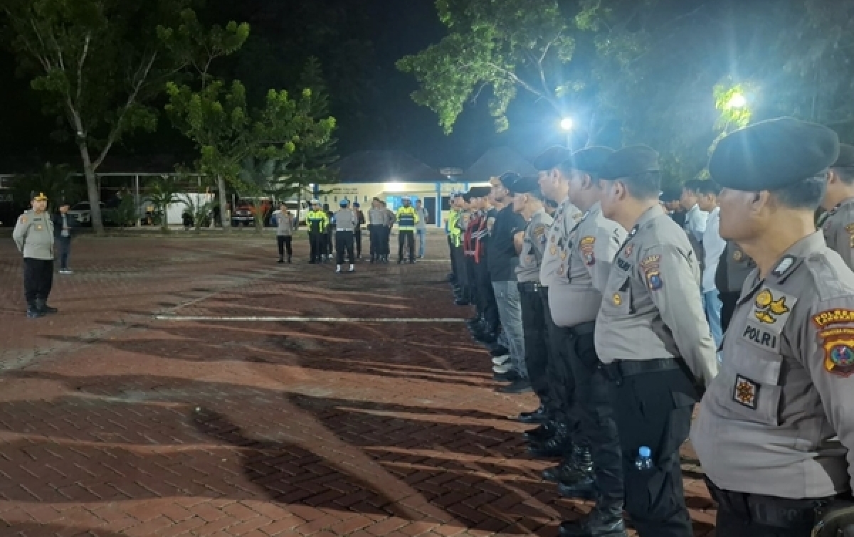Ciptakan Rasa Aman Saat Blackout, Polres Langkat Gelar Patroli Skala Besar