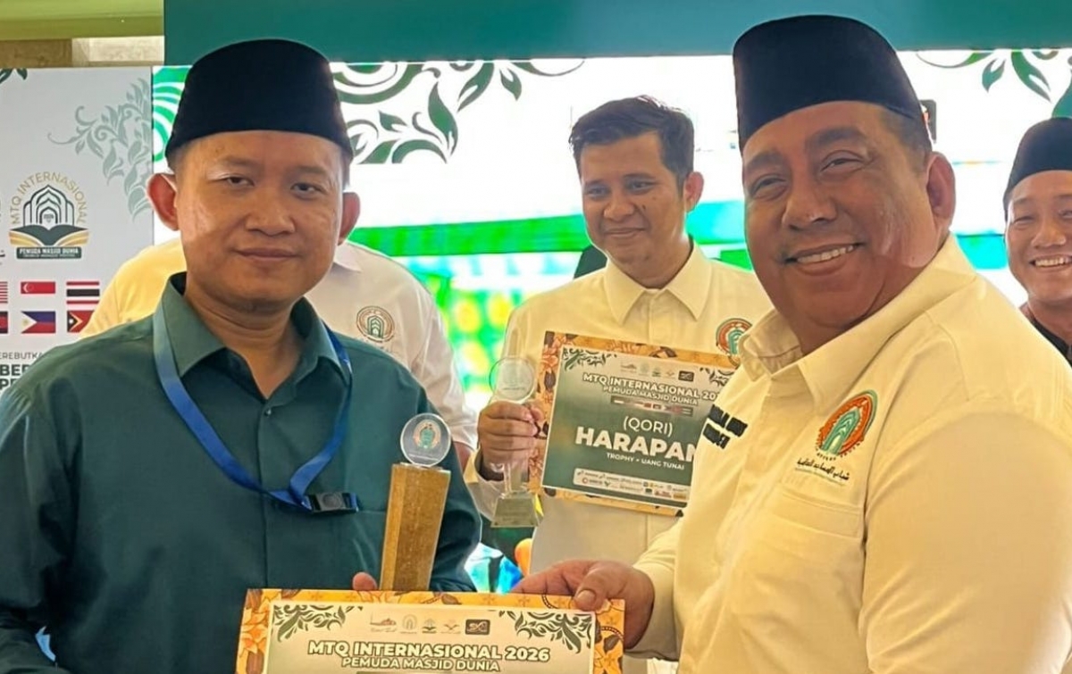 Qari-Qariah Indonesia Terbaik di Ajang MTQ Internasional, Jakarta Rebut Piala Bergilir Wakil Presiden