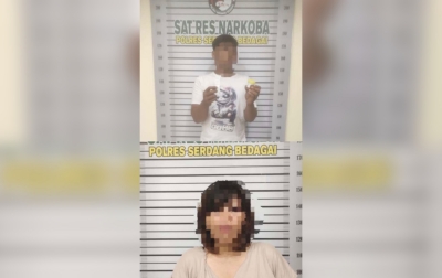 Sembunyikan Ekstasi dalam Botol Pewangi, IRT dan Rekannya di Dolok Masihul Diciduk Polisi