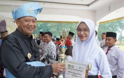 Peringatan Hardiknas di Langkat, Afandin Tegaskan Komitmen Majukan Pendidikan Langkat