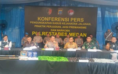 Ungkap Ratusan Kasus Kejahatan Jalanan,  Polrestabes Buka Gerai Pengembalian  Motor Hasil Curian