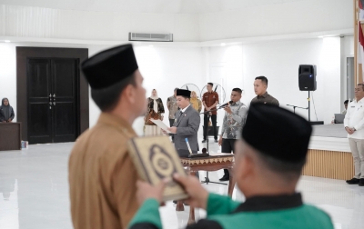27 Kepala Sekolah  Dilantik, Bupati Putra Mahkota Ingatkan Tentang Integritas